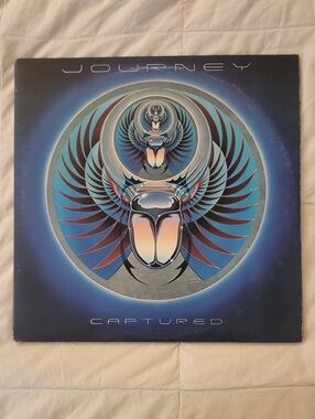 Columbia Journey Captured Album 2 Vinyl W/ Promo Insert! UNPLAYED BEST COPY!